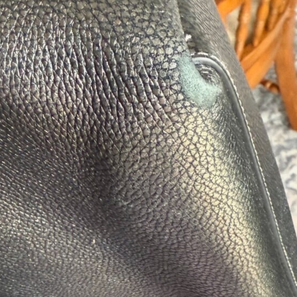 Coach gun metal Leather market Tote Bag - Picture 14 of 16